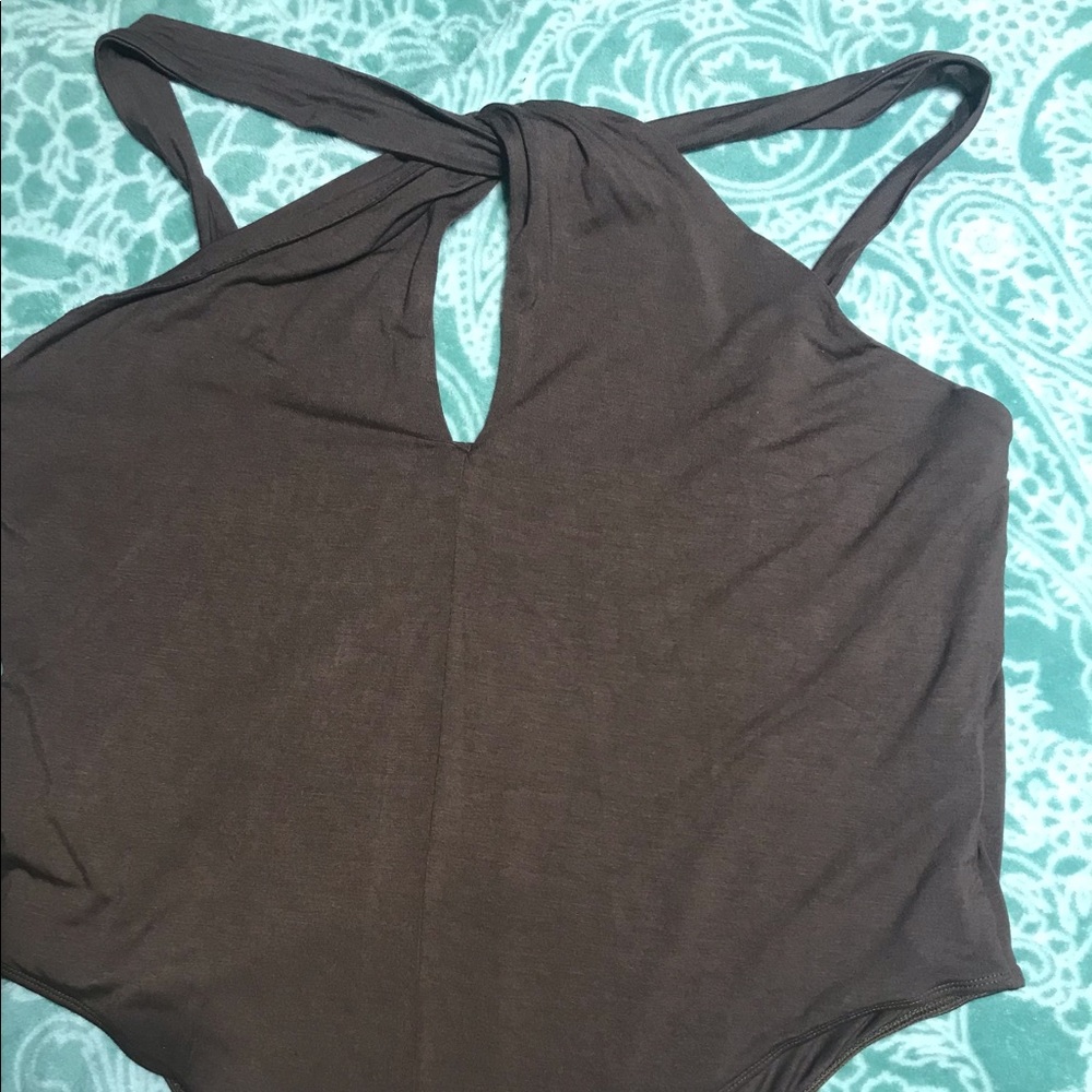 Plus Size Shein Halter Bodysuit